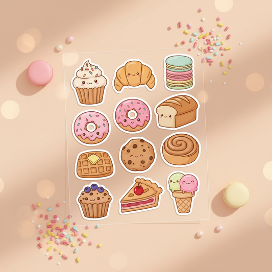 Kawaii Bakery Dreams Sticker Sheet Product Image