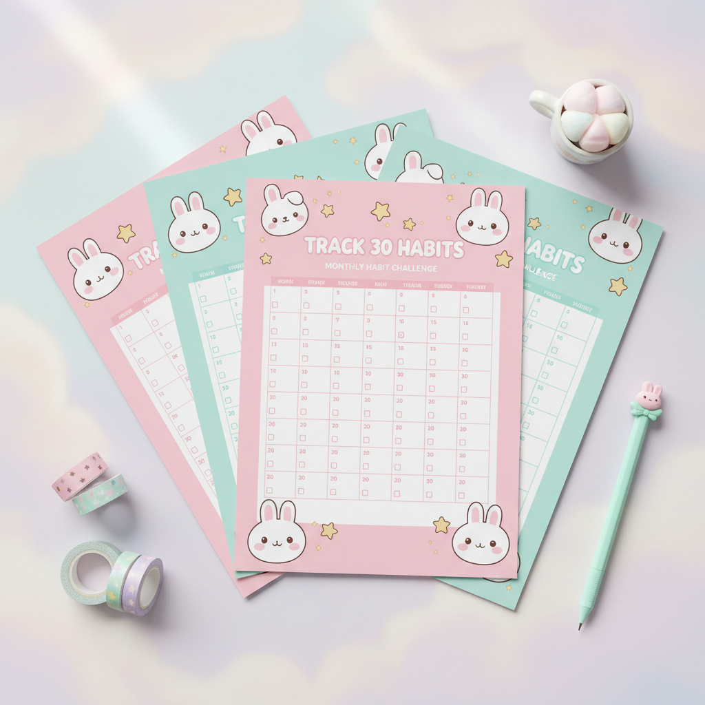 Kawaii Habit Tracker