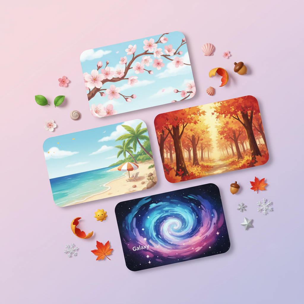Kawaii Seasonal Wallpaper Pack Product Image