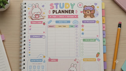 Kawaii Self-Care Planner — Printable PDF